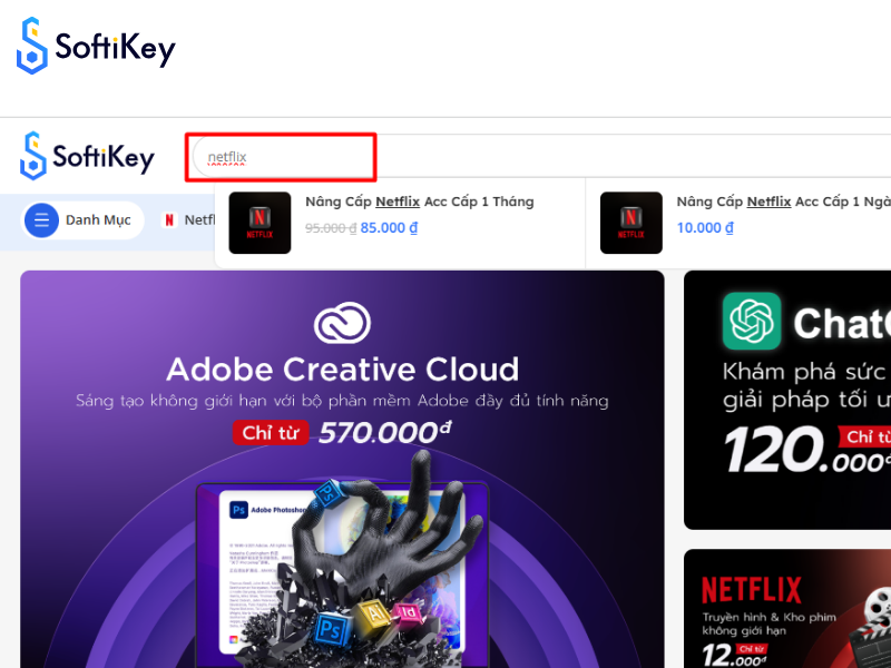 Mua tài khoản netflix